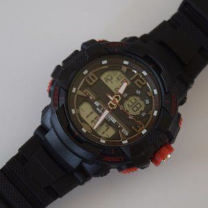 George chronograph men's watches urban black